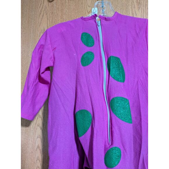VTG Kids Unisex 1992 BARNEY THE PURPLE DINOSAUR Halloween Costumes 3-4 YEARS - Picture 5 of 7